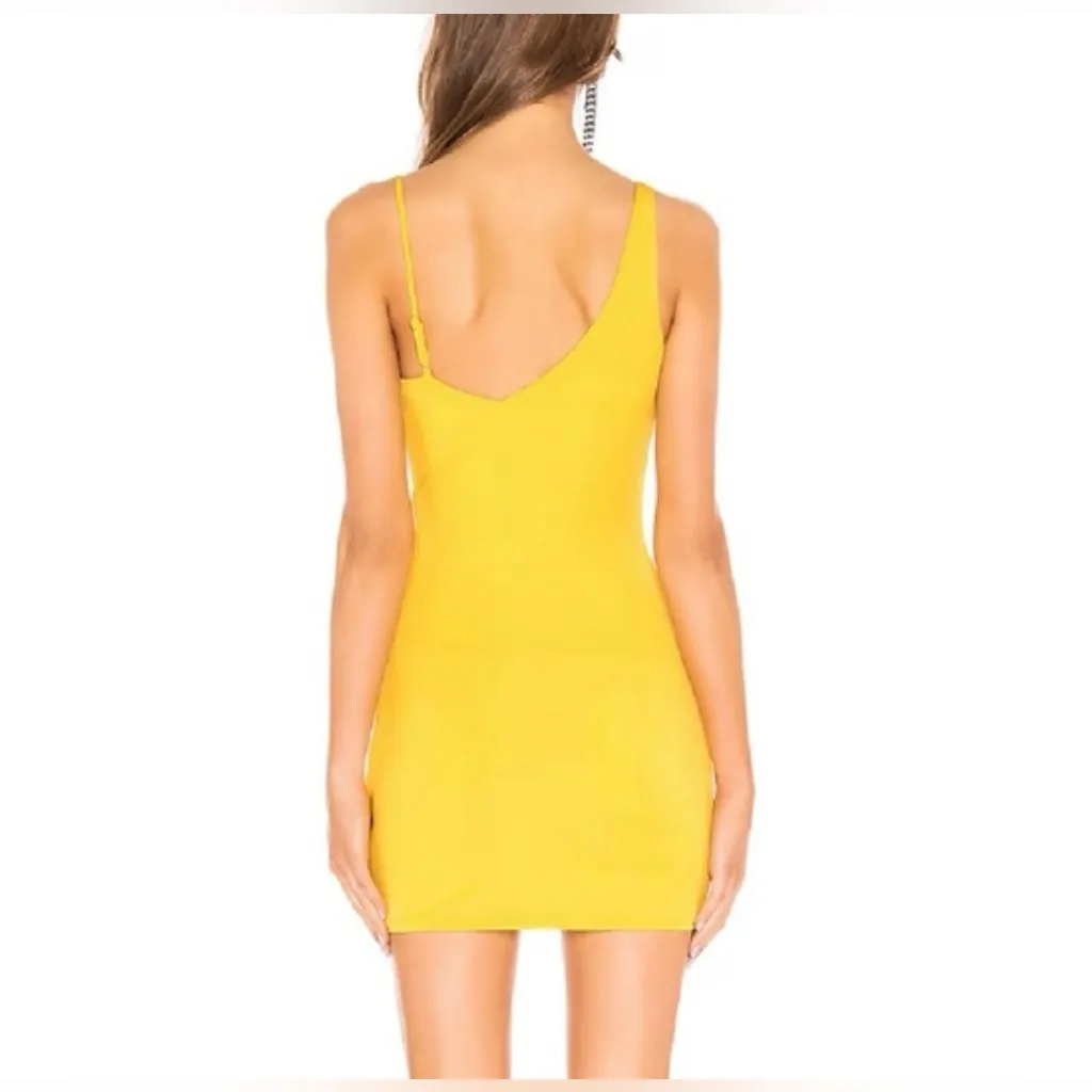 REVOLVE H:ours Jaxton Mini Ruche Dress in Bright Yellow Size M - Image 2