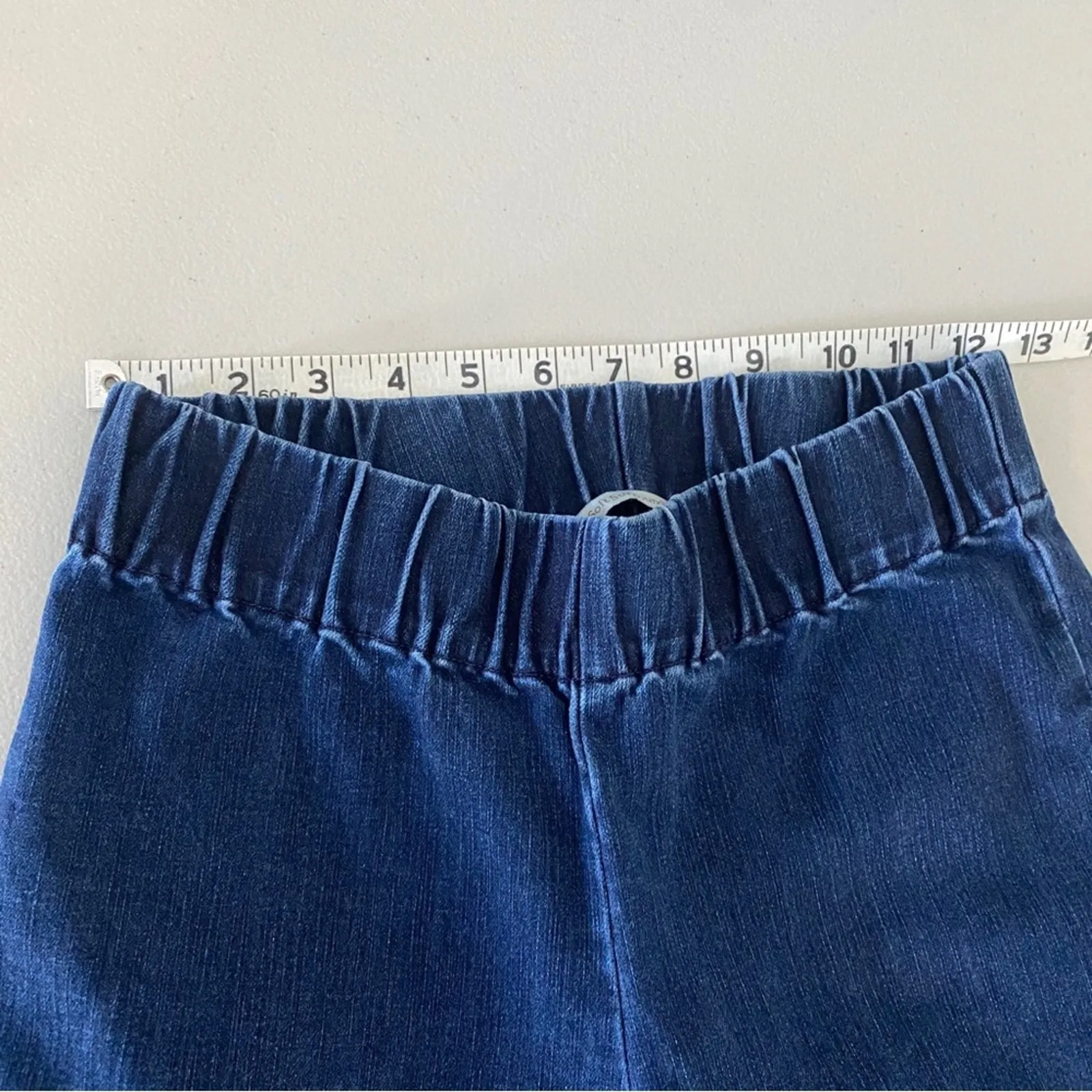 Soft Surroundings Pull-on Elastic Waist Dark Wash Skinny Jeans Jegging XS Petite - Image 4