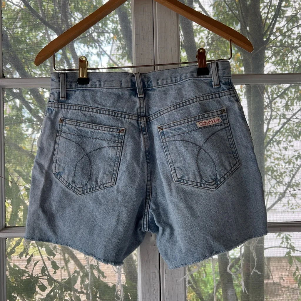 Calvin Klein l High rise easy fit jean short - Image 2