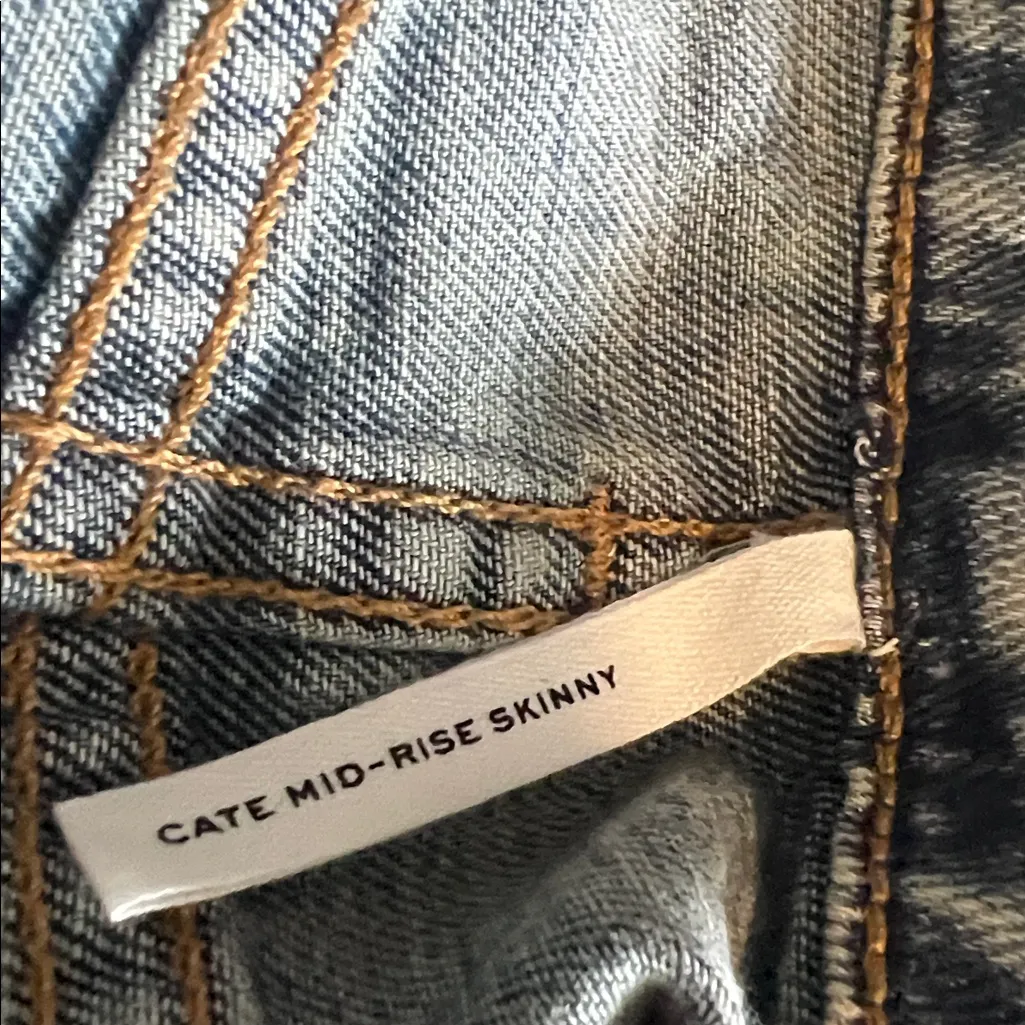 Rag & Bone Stella Cate Mid Rise Skinny Jean Medium Indigo Wash 28 x 30 NWT - Image 8