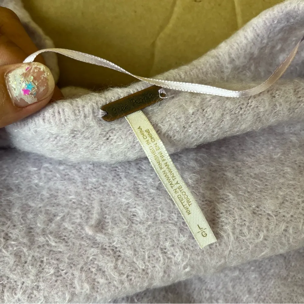 Free People Sweater Weather Pullover in Lilac - Image 8