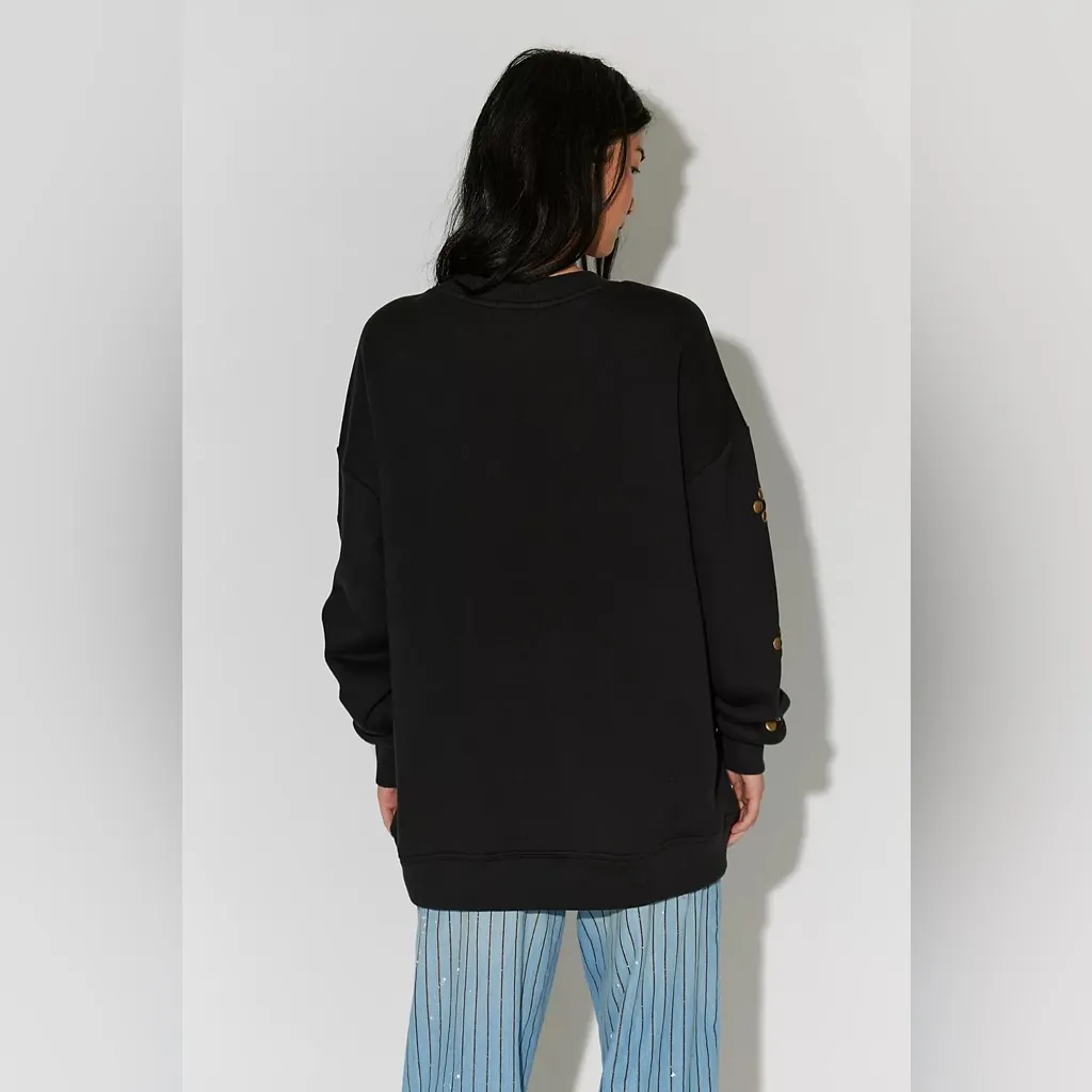 NWT Free People + Ragabond Stud Flower Pullover - Image 2