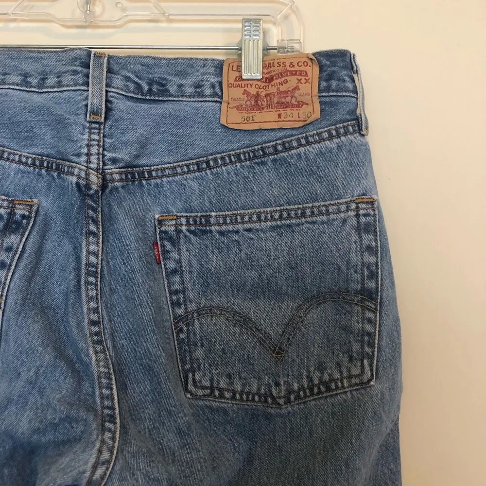 Levi’s 501 High Waisted Button Fly Jeans - Image 5