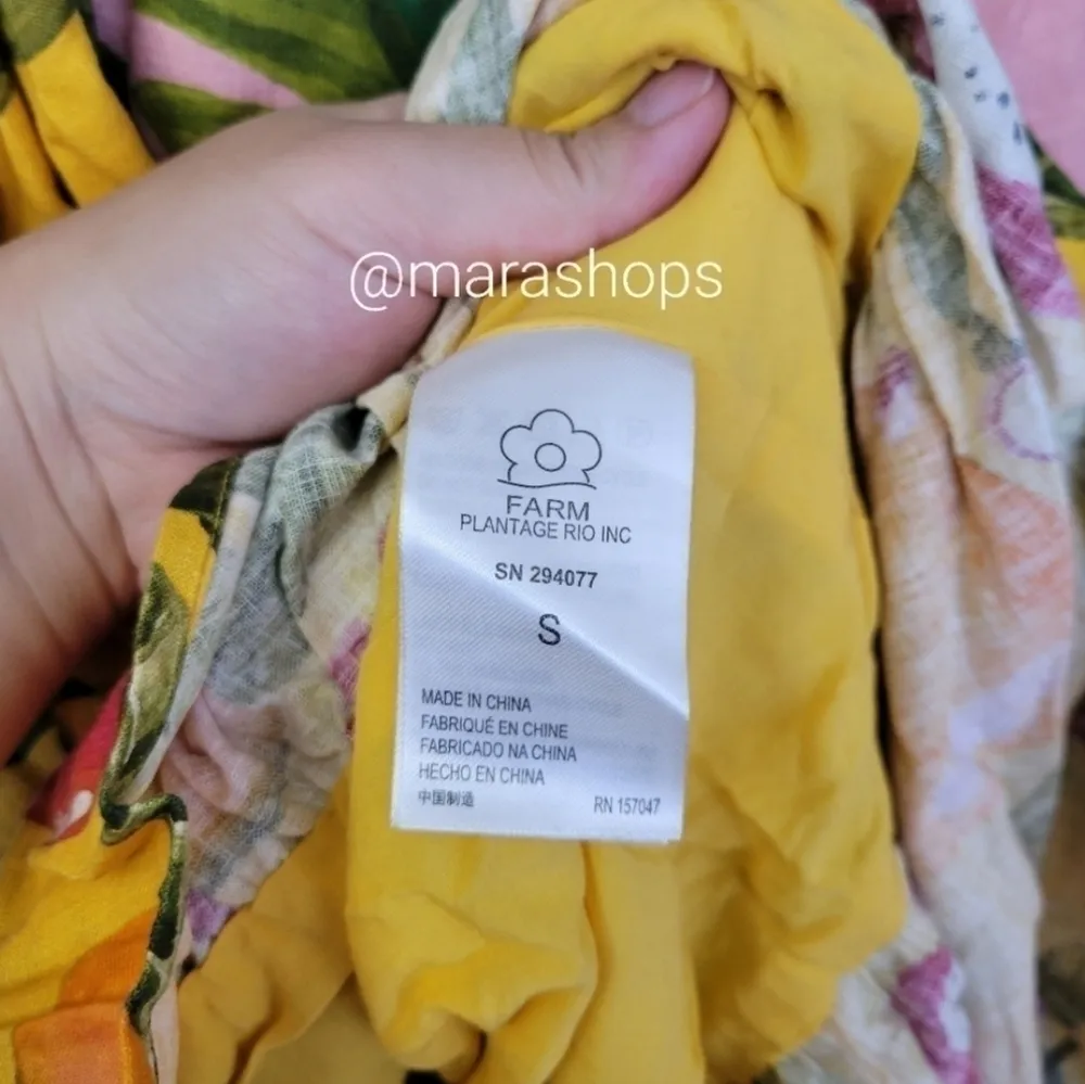 Farm Rio Mixed Print Midi Wrap Dress - Image 7