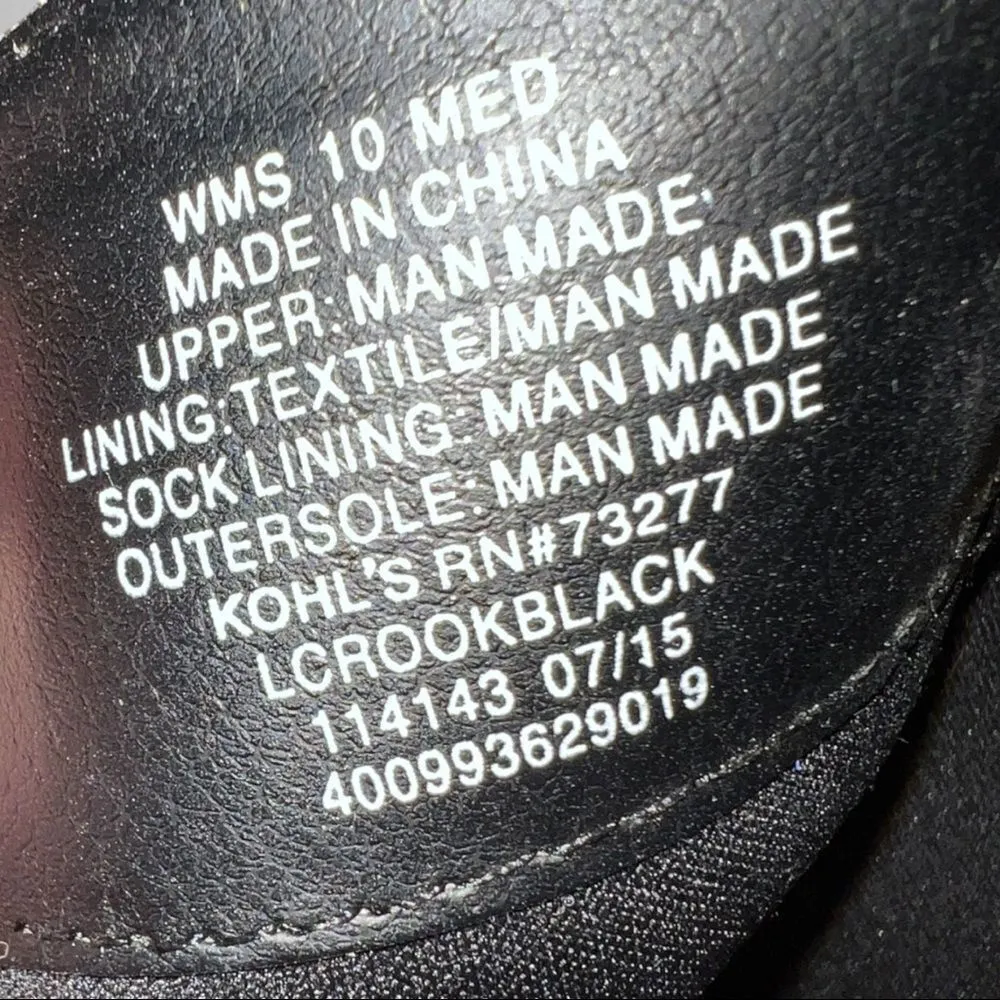 Lauren Conrad faux leather black knee high zip side boots - Image 9