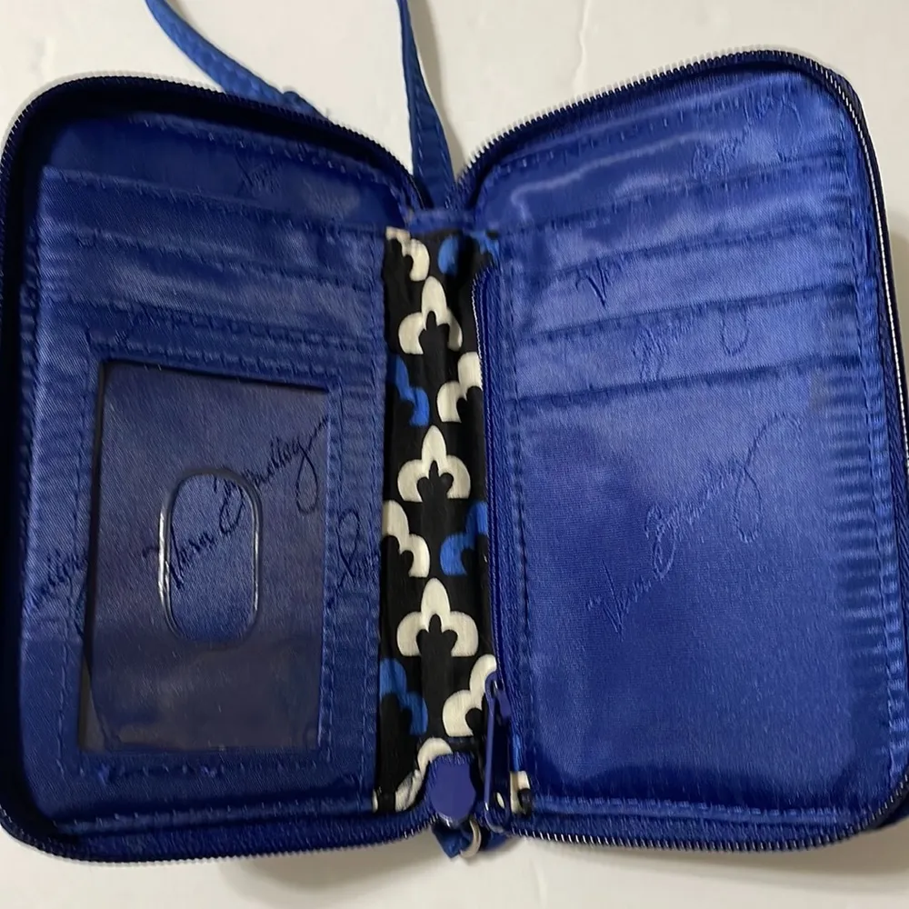 Vera Bradley  Microfiber Royal Blue Wristlet - Image 3