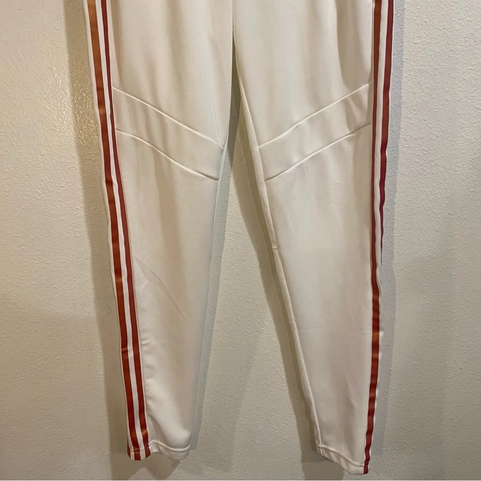 Adidas White Climacool Tiro 13 Soccer Track Pants Sz S - Image 4