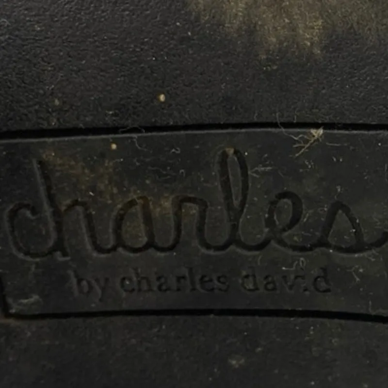 Charles by Charles David Dodger Red Snakeskin Leather Studded Chelsea Boots 7.5M - Image 8