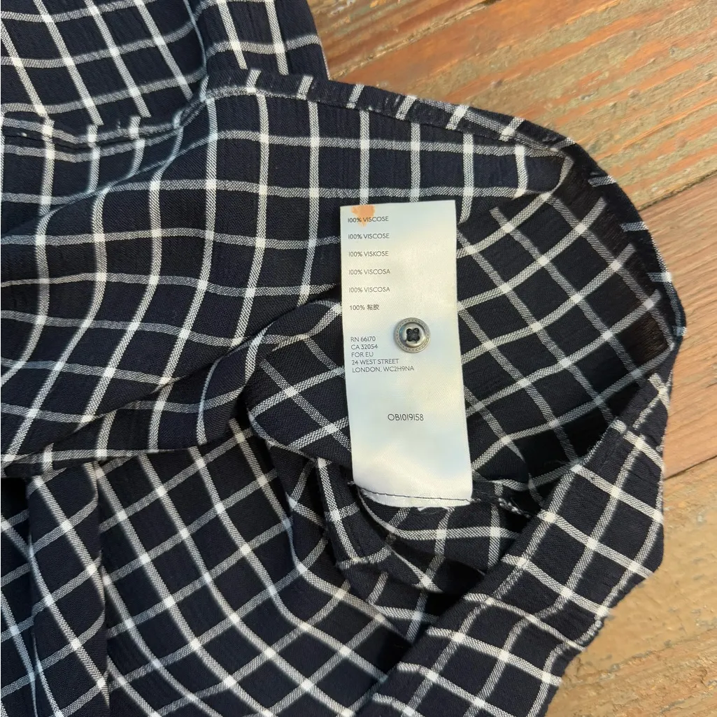 Maeve Anthropologie Sara Button Front Smocked Shirt Dress ~ Size XL 🧡🍄 - Image 9