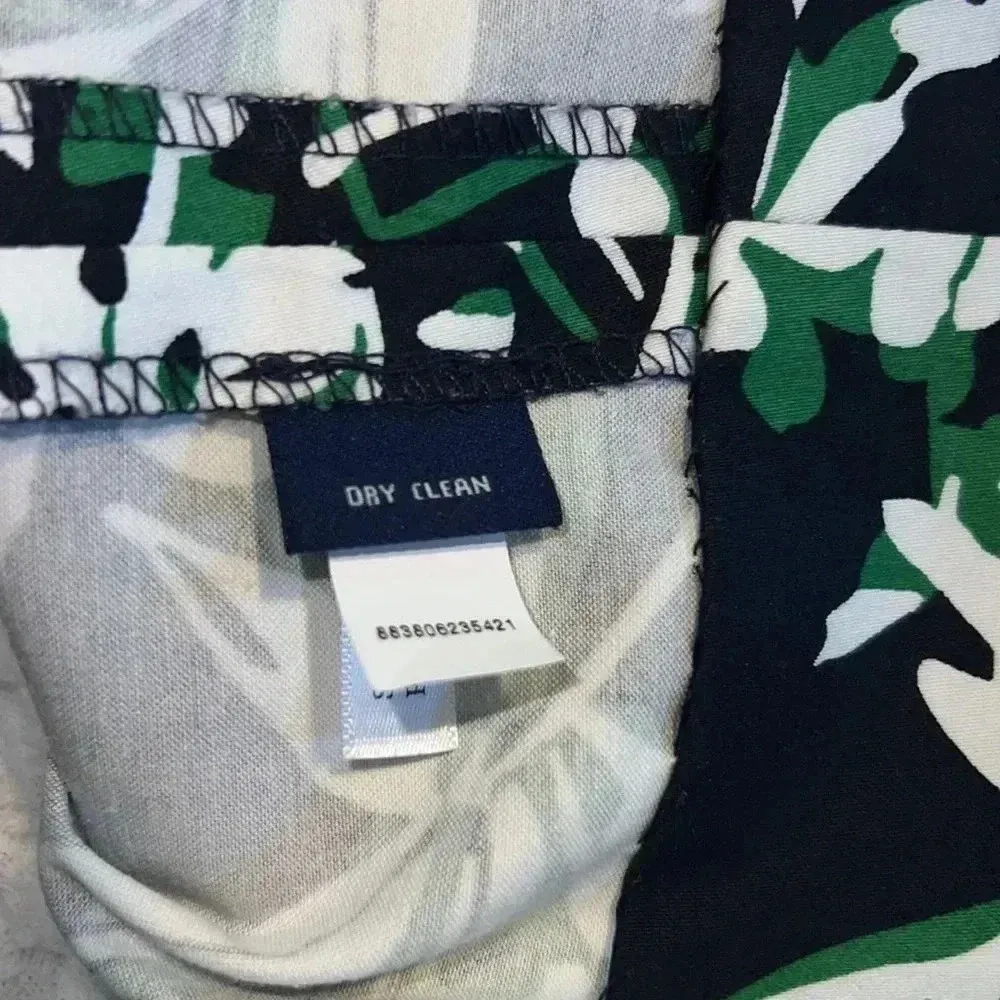 Chaps Est 1978 Floral Tropical A-line Knee Length Dress C5 - Image 6