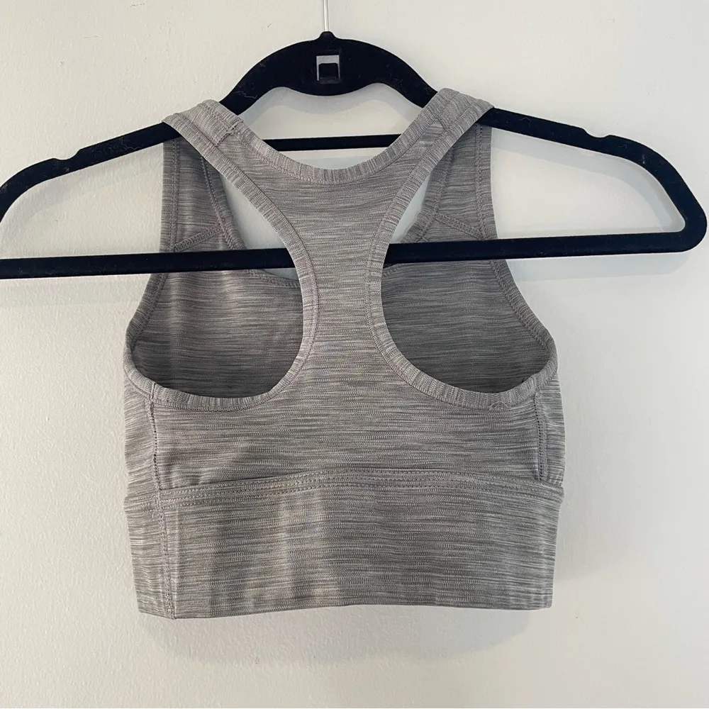 Nike Longline Sports Bra Grey XS - Image 6
