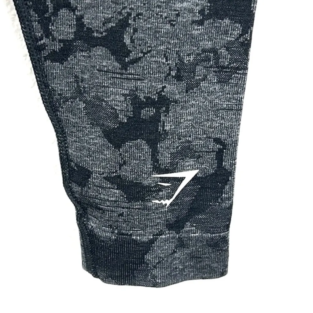 Gymshark Adapt Seamless Scrunch Butt Camo High Rise Leggings Size S Small EUC - Image 7