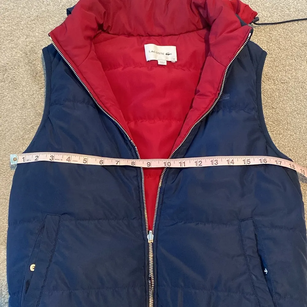 Lacoste Reversible Puffer Vest with Hood - Image 10
