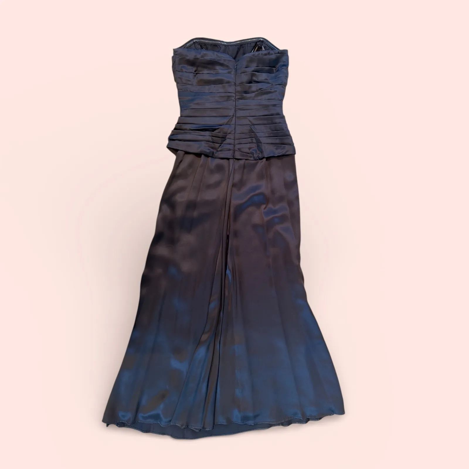 Nicole Miller Silk Gown Prom Dress Size 6 - Image 2