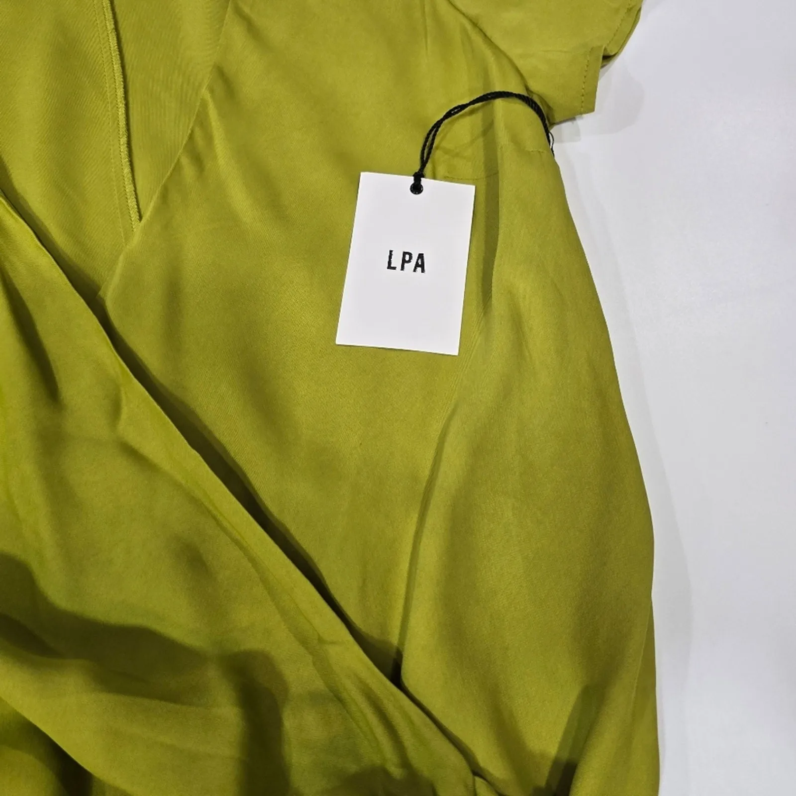 LPA Kian Dress in Kermit Green Small - Image 7