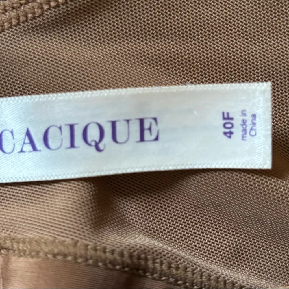 Cacique Wild Leopard Underwire Lined Full Coverage Bra Size 40F Brown /Black - Image 5