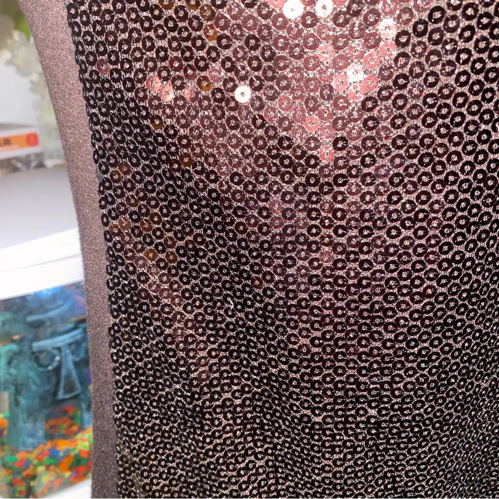 Julie’s closet 2000s cyber y2k glamours brown sequin tank top - Image 11