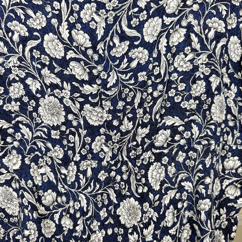 Cynthia Rowley Floral Large Peplum Babydoll Cottagecore Ruched Romantic Feminine - Image 9