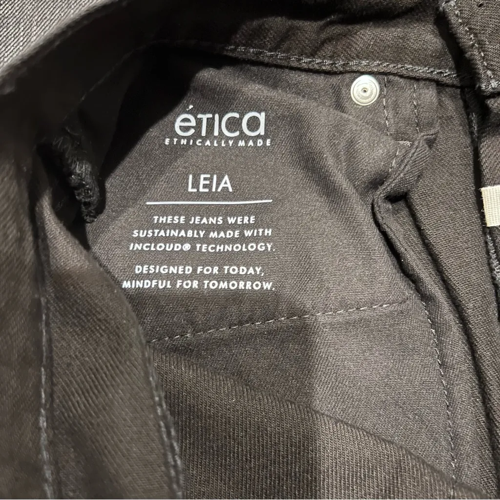 Ética Leía Ultra High Rise Classic Black Women's Jeans Size 30 - Image 8