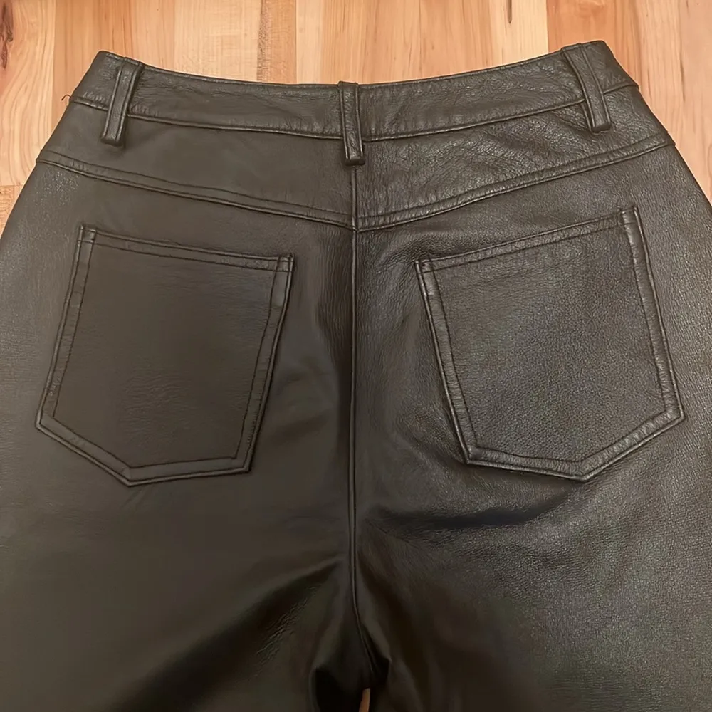 Tower Hill Collection Black Leather Pants - Image 3