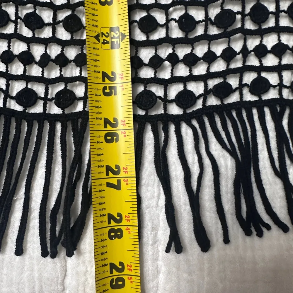 A.N.A. Black Crochet Fridge Tank Top size 1X - Image 8