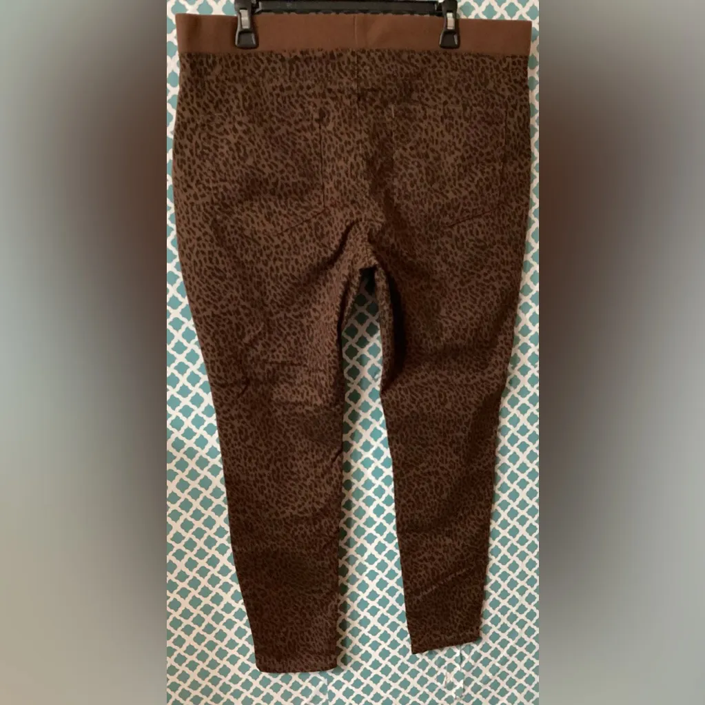 No Boundaries Womens Leggings Animal Print Brown Size XXL - Image 5