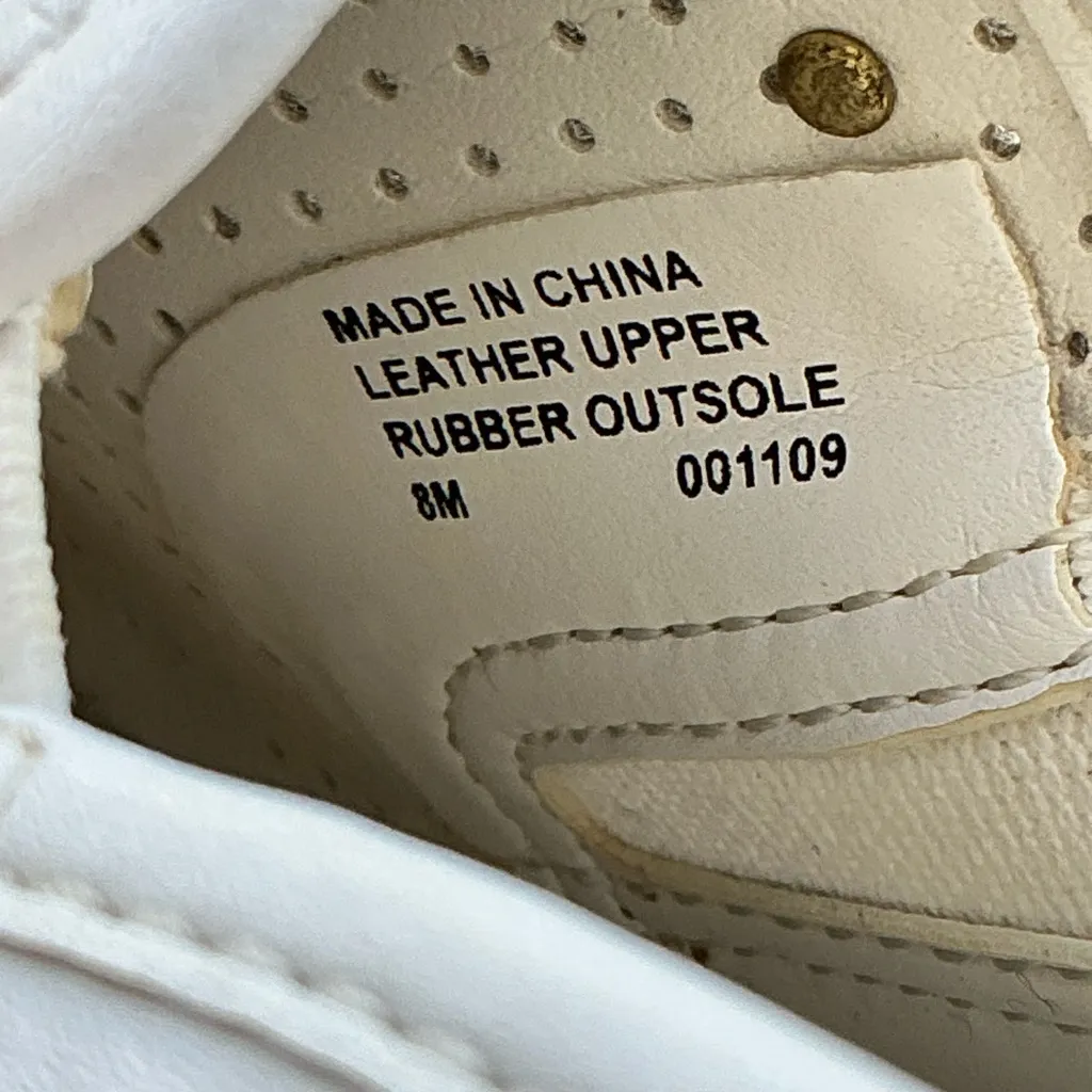 MK White Perforated Slip-On loafers - Image 7