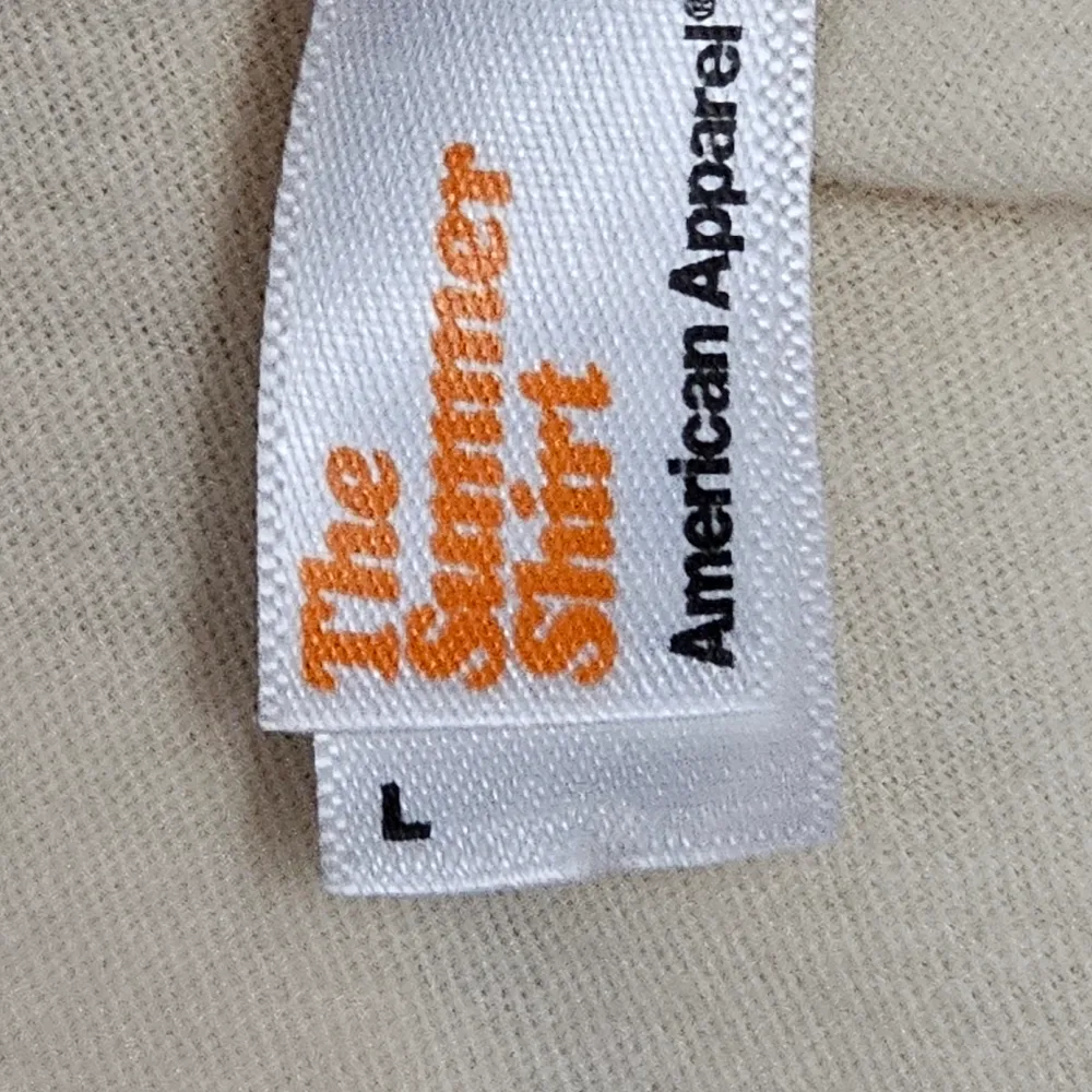 American Apparel Cream Alpaca Face Alpaca India Short Sleeve Tee Size Large - Image 5