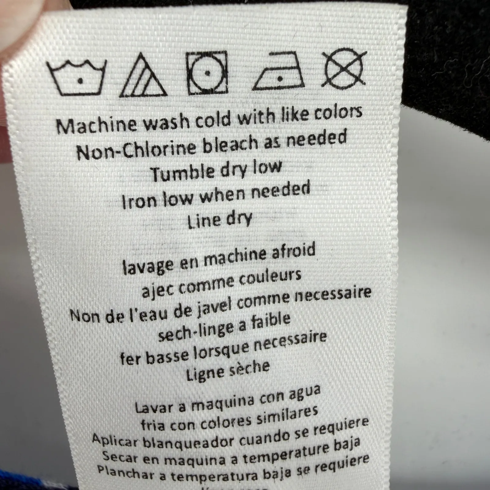 Trina Turk Lotus Batik Navy Blue Cold Shoulder Swim Cover Up Large- Flawed - Image 7