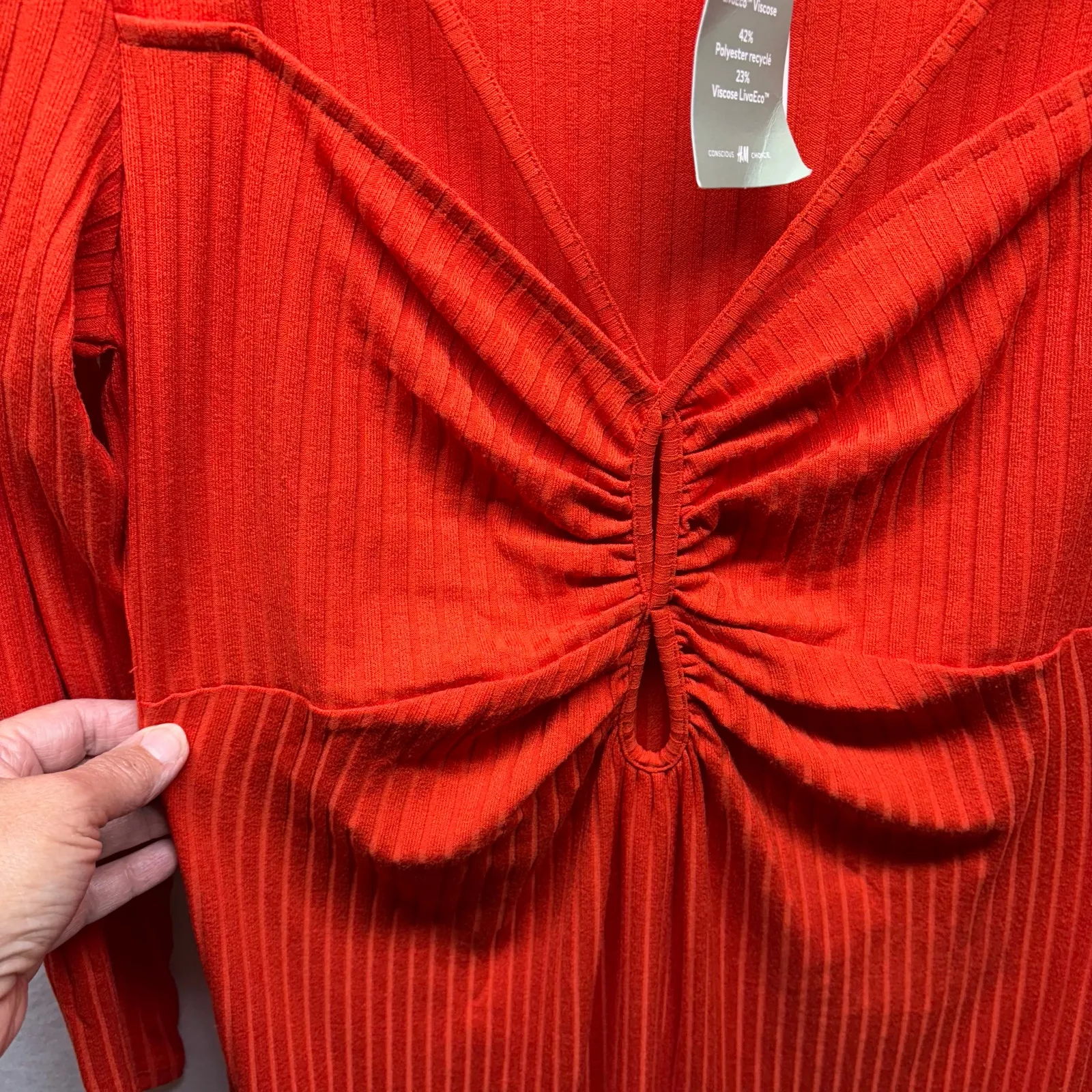 H&M Ribbed Knit Maxi‎ Dress - Size XL - New With Tags - Image 5