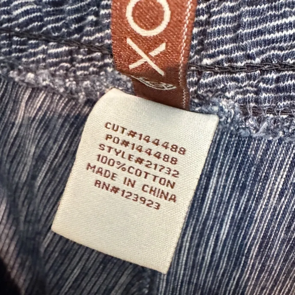 XCVI Wide Leg Pull On Pants Oversized Lagenlook in Navy Blue Coastal Size Medium - Image 7