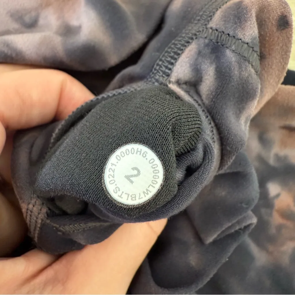 Lululemon Diamond Dye Graphite Grey Pink Pastel Align Short 8” - Image 15