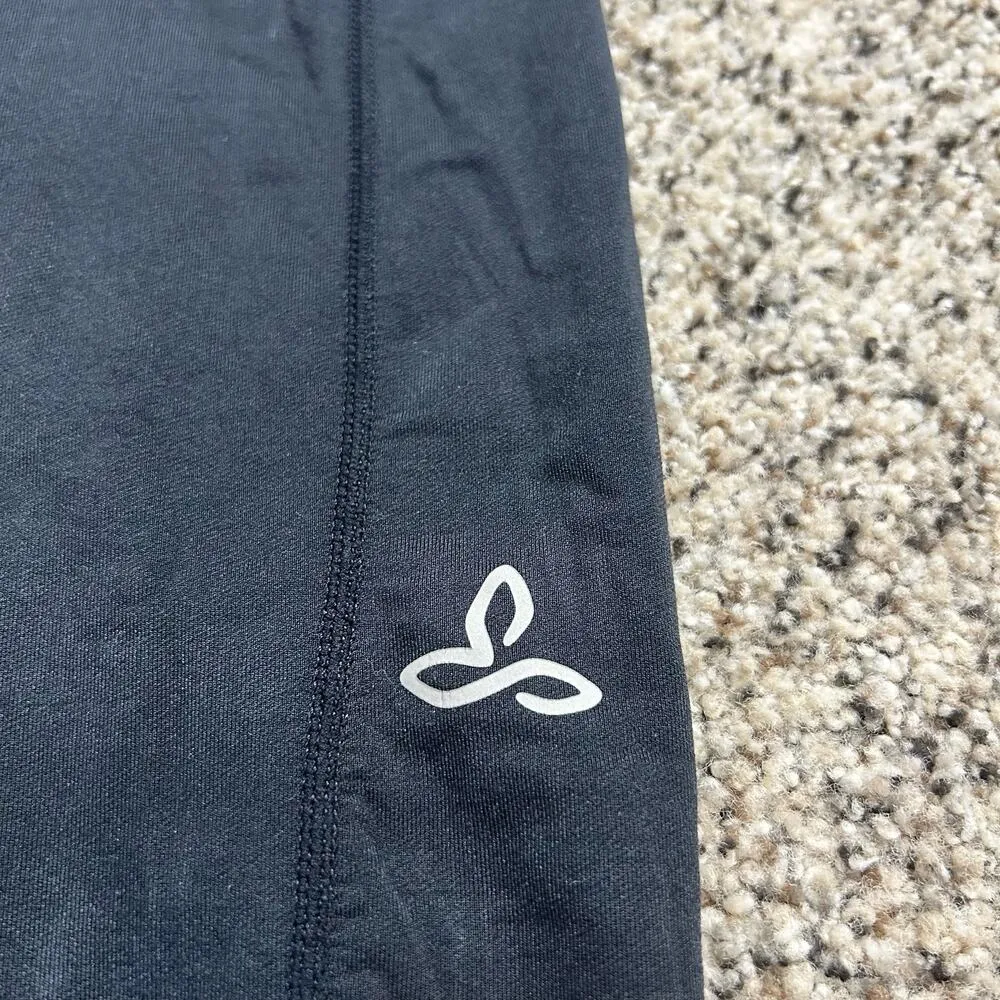 Prana Zip Ankle Leggings Size XS Black Yoga Activewear Athletic - Image 6