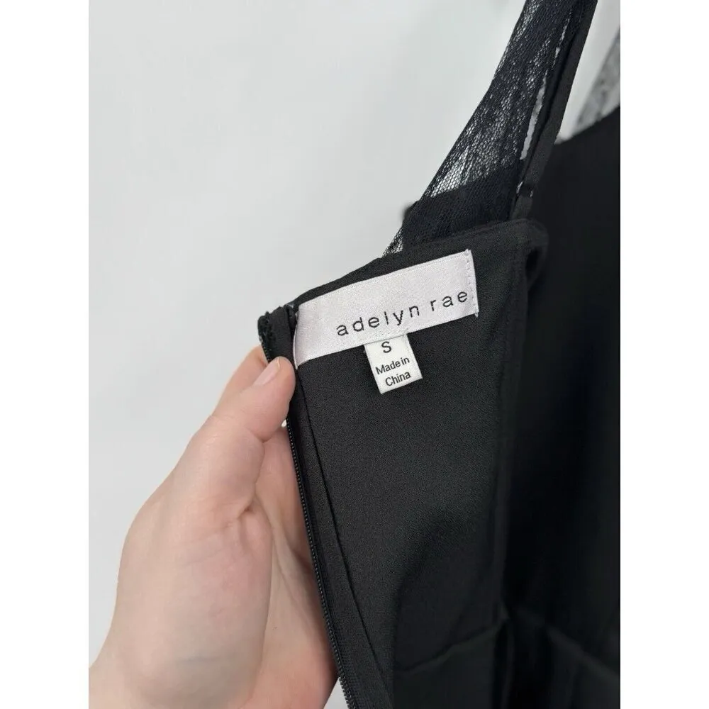 Adalyn Rae Dress Women Small Black White Lace Whimsigoth Fairy‎ Grunge Feminine - Image 3