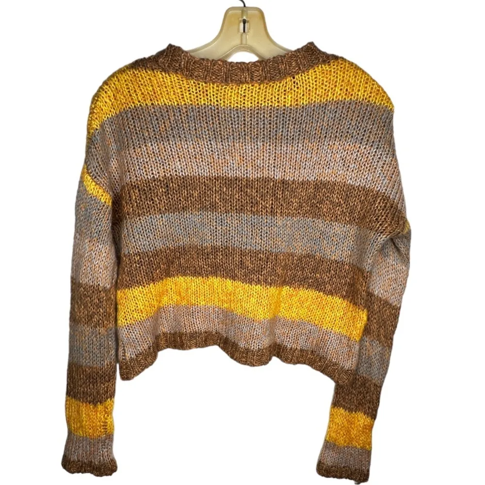 Moon‎ & Madison Cropped Sweater Brown Size XS - Image 4