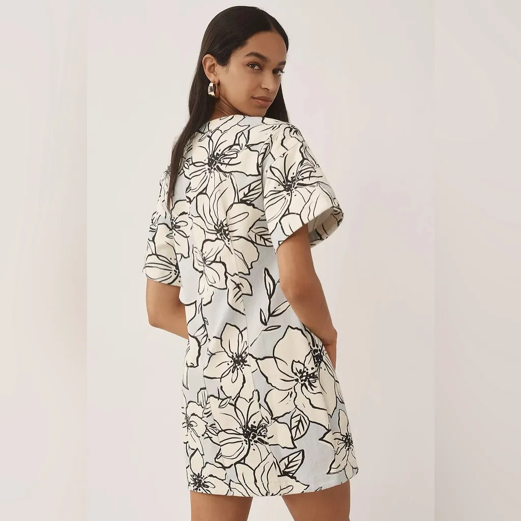 Dhruv Kapoor Short-Sleeve Denim Mini Dress - Image 5