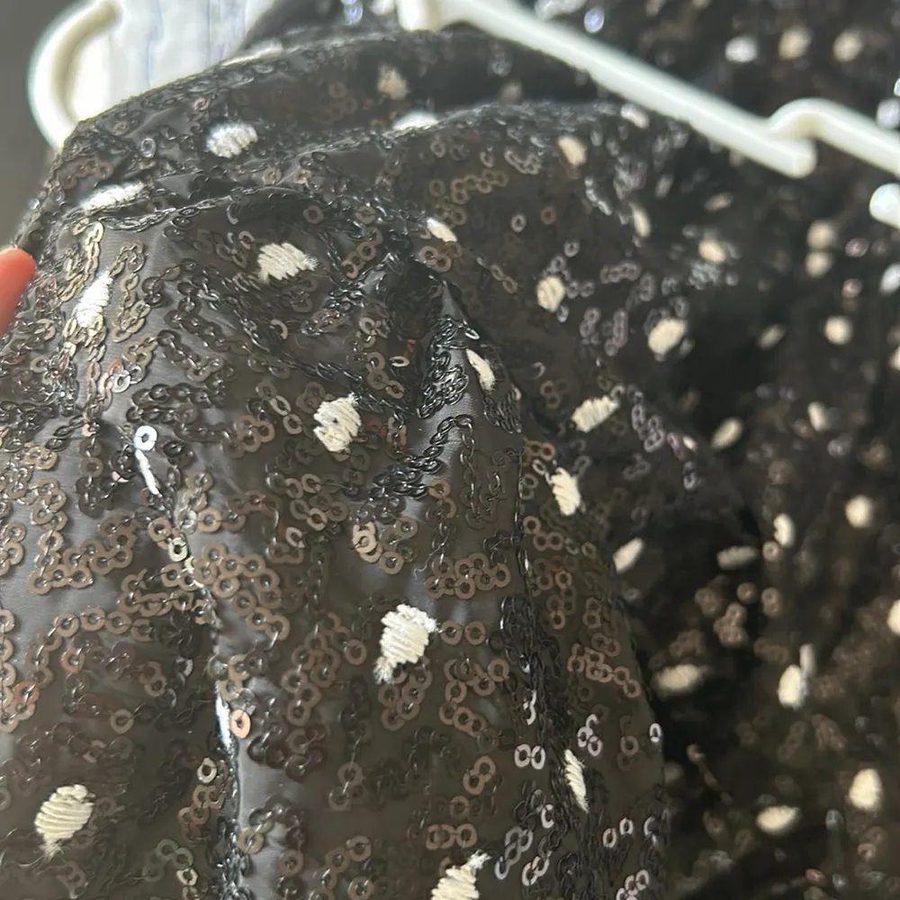 Polka Dot Sequined Babydoll Dress Size XS NWT - Image 12