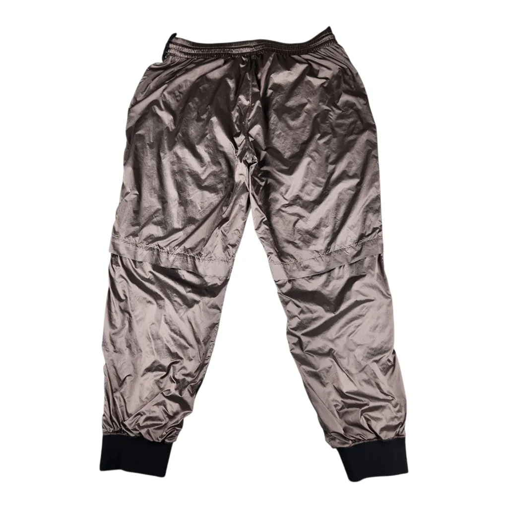 Athleta + Allyson Felix Legend Luxe Track Pants Flora Mauve Metallic Size Large - Image 13