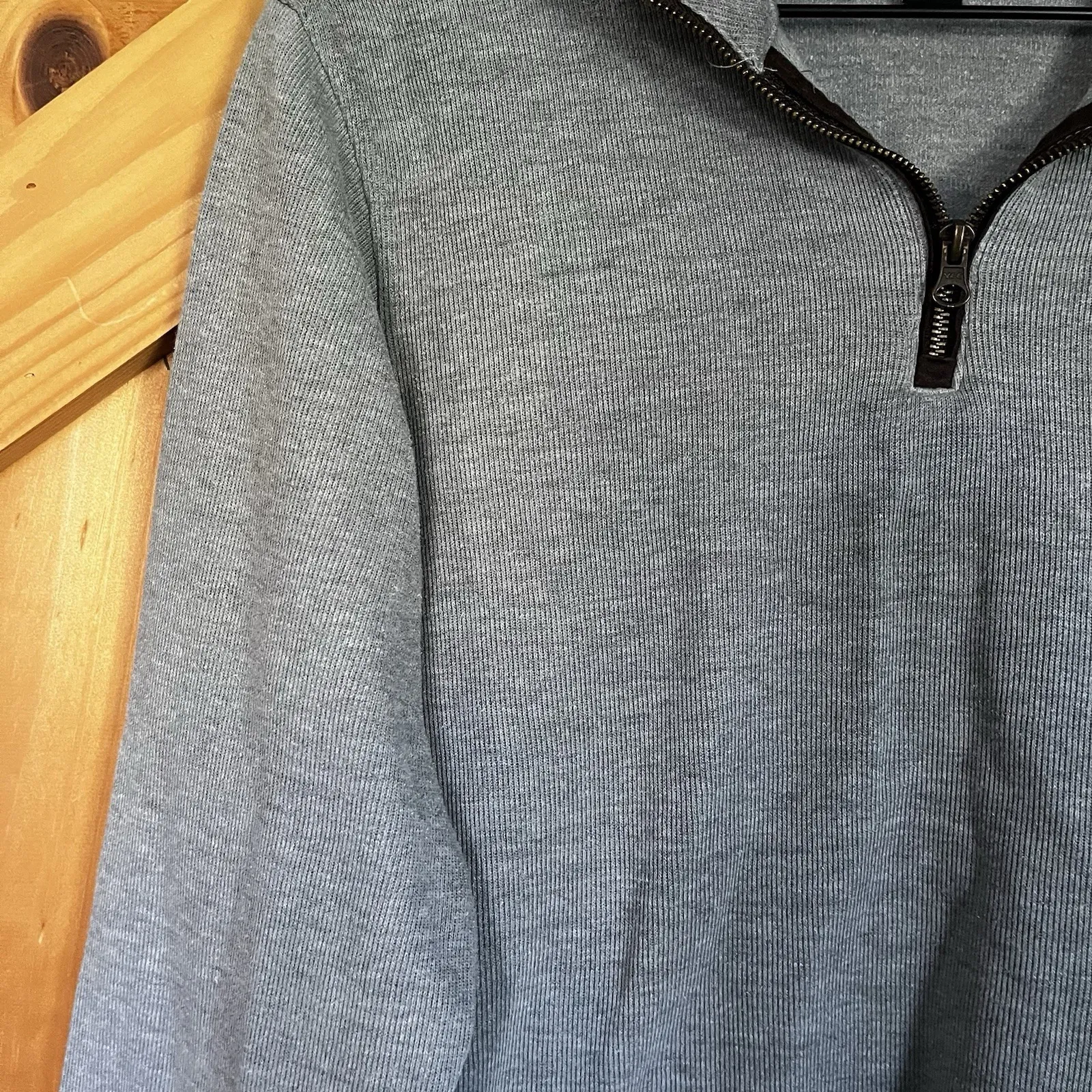 Champion Michigan State Spartans Men Small Gray 1/4 Zip Pullover Sweatshirt NCAA - Image 4