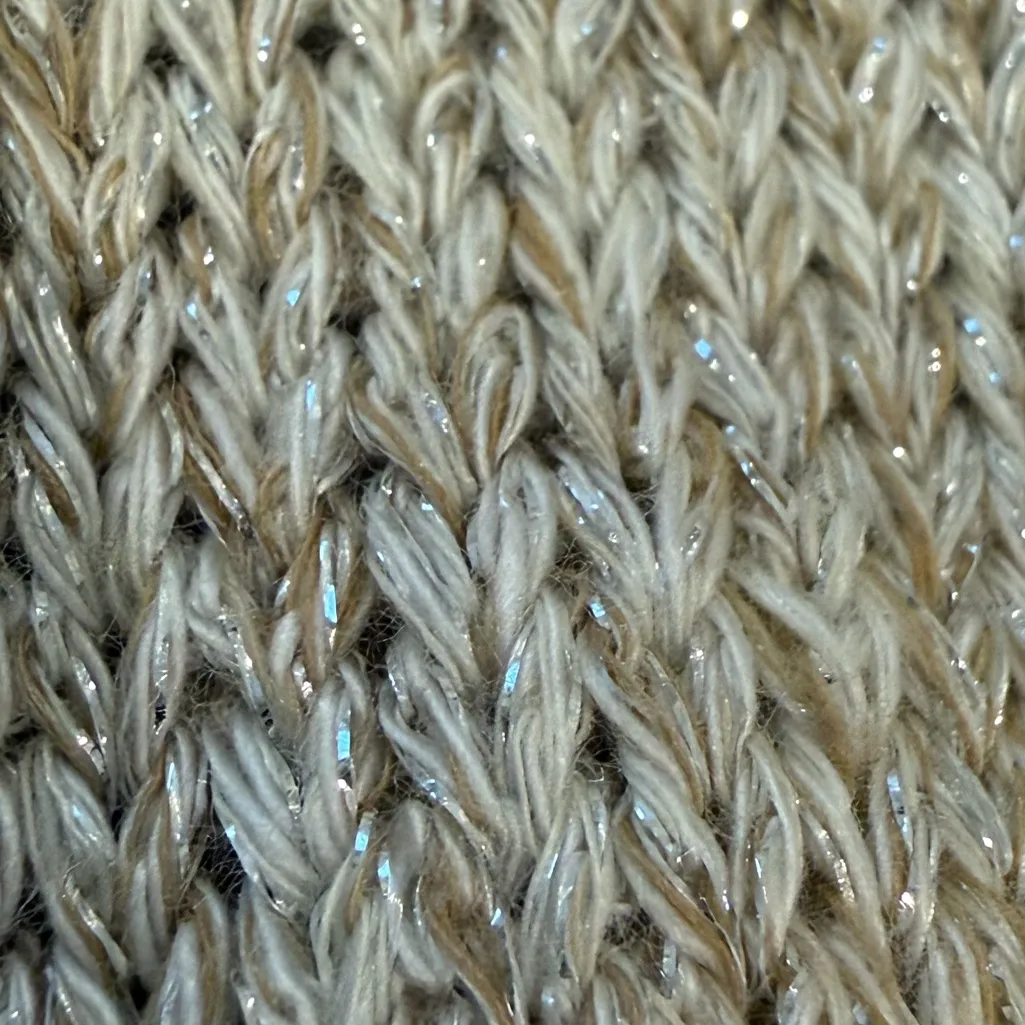 Chico's Cream Knit Open-Front Poncho Size 2 (Large) - Image 4