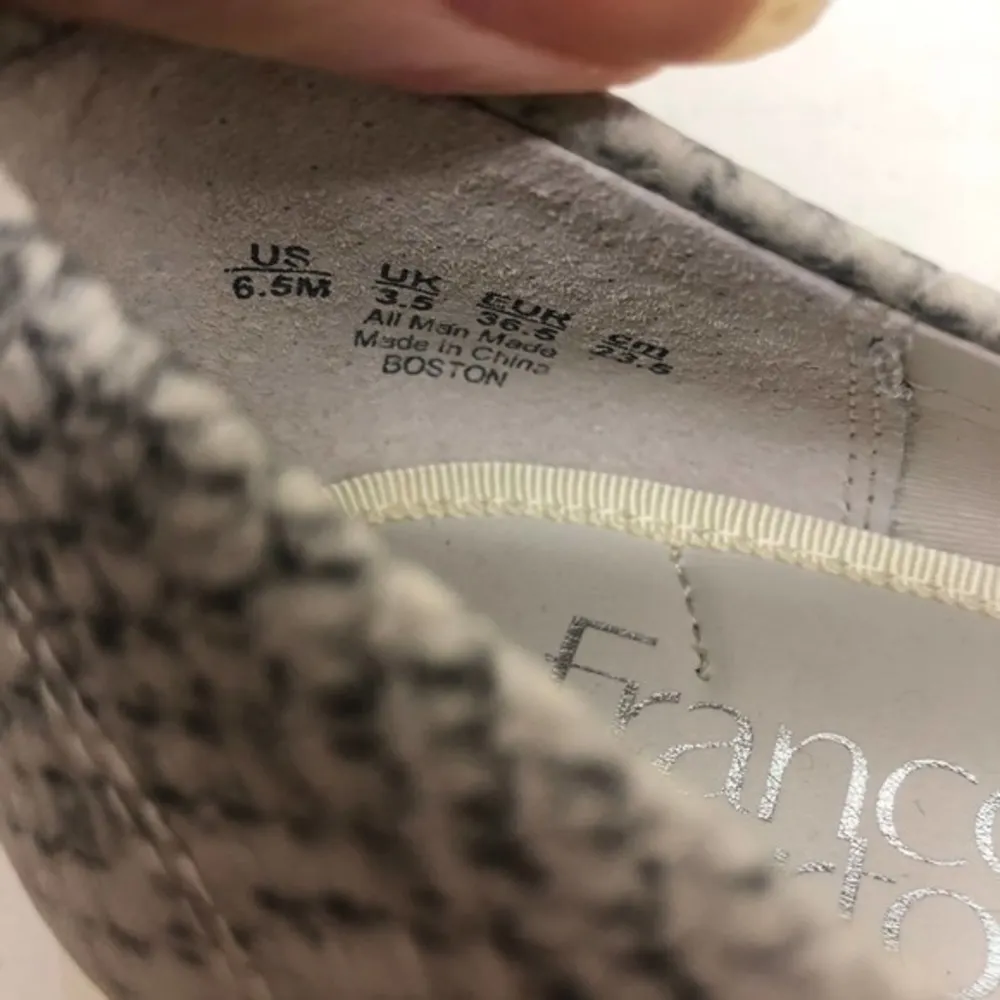 Franco Sarto Boston Snake Print Slip On Shoes fashion sneakers - Image 4