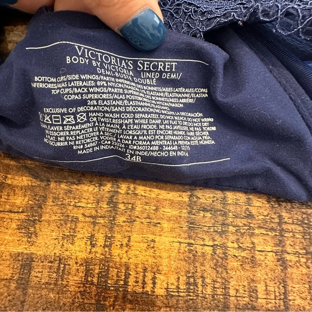 Body by Victoria Demi Balconette Bra- EUC - Image 2