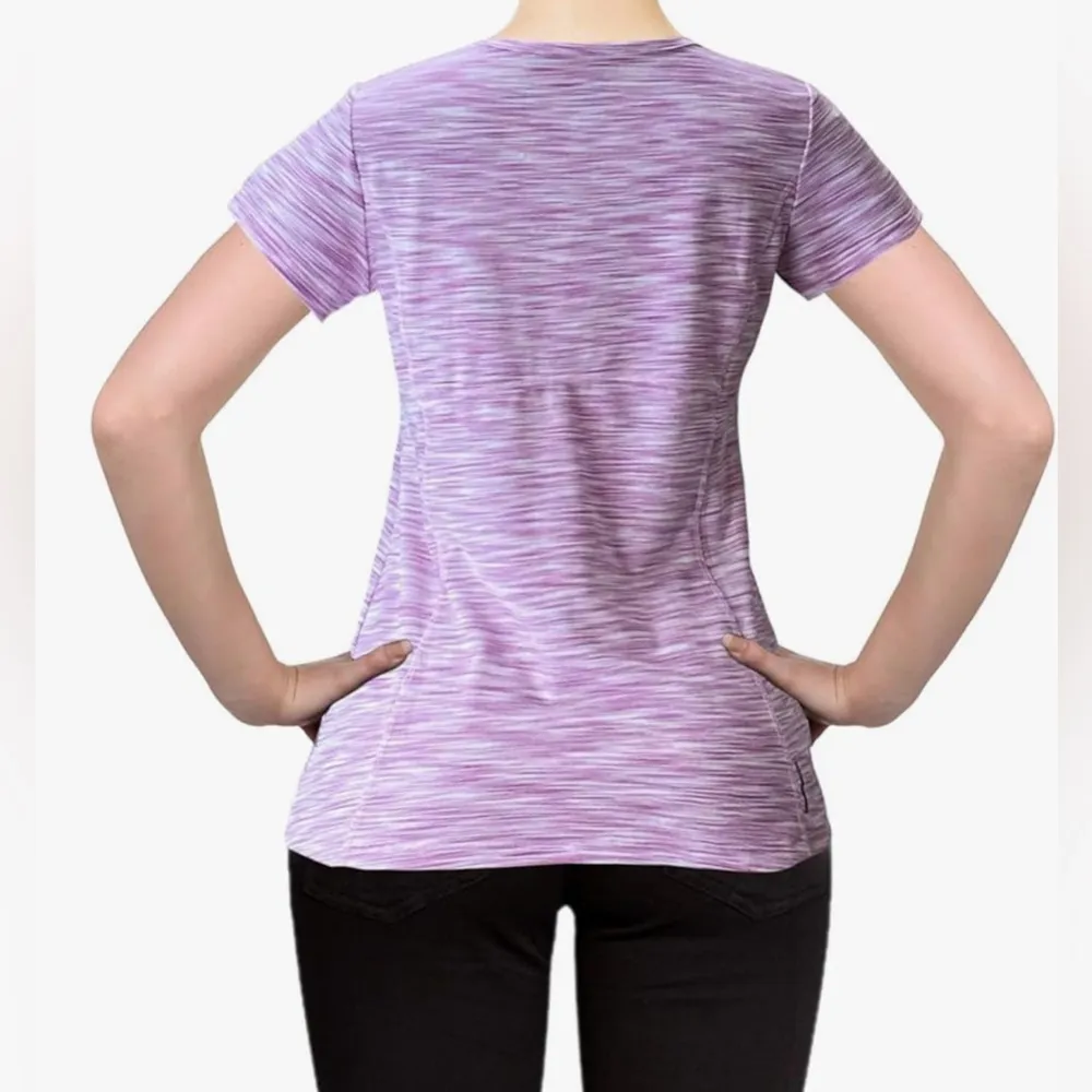 Mondetta Women's Top  Active Crewneck Tee  Purple Size M Sports Athletic Light - Image 2