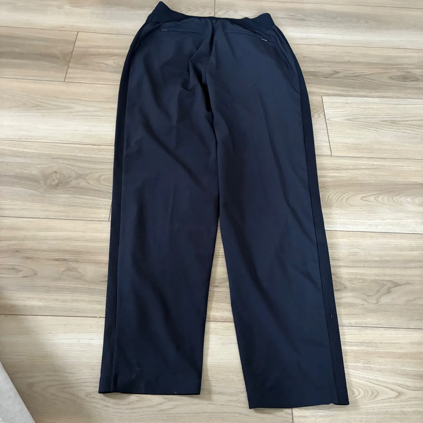 Athleta Endless Pant Navy Blue Ribbed Side Pants Women Size 0 - Image 6
