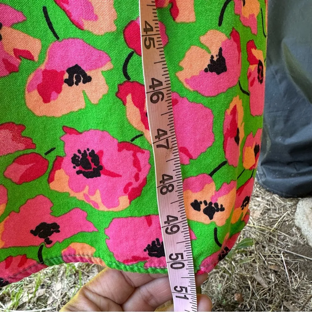 Lavin Sz 38 Vibrant Floral Maxi Dress with stretchy straps Pink - Image 6