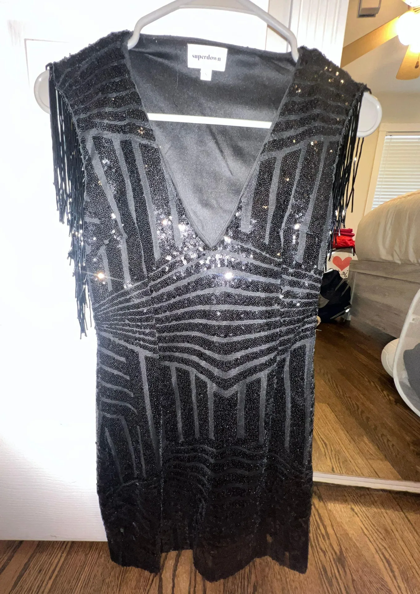 superdown Carly Fringe Mini Dress - Image 5