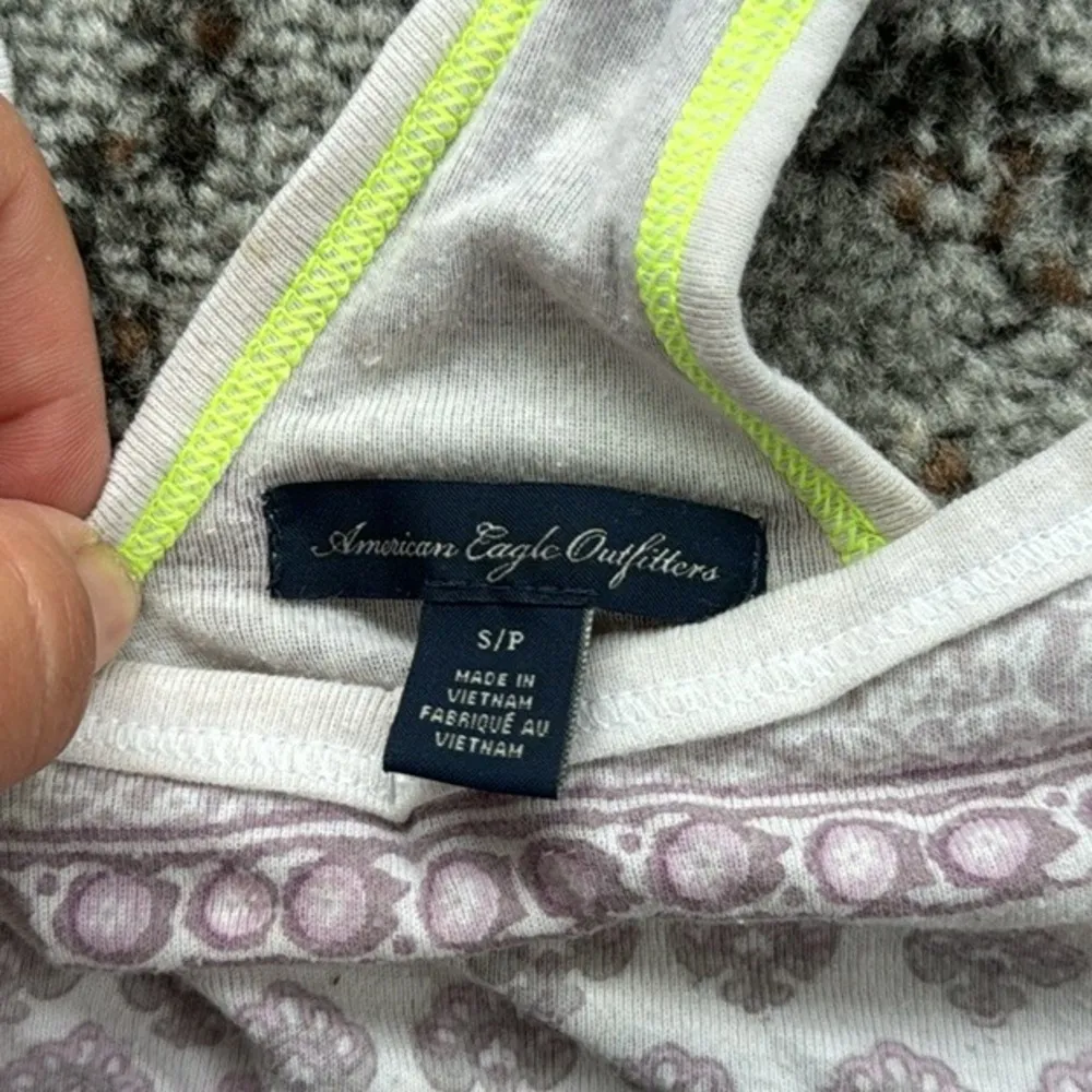 American Eagle Outfitters Racerback Tank Top Mauve Small - Image 2