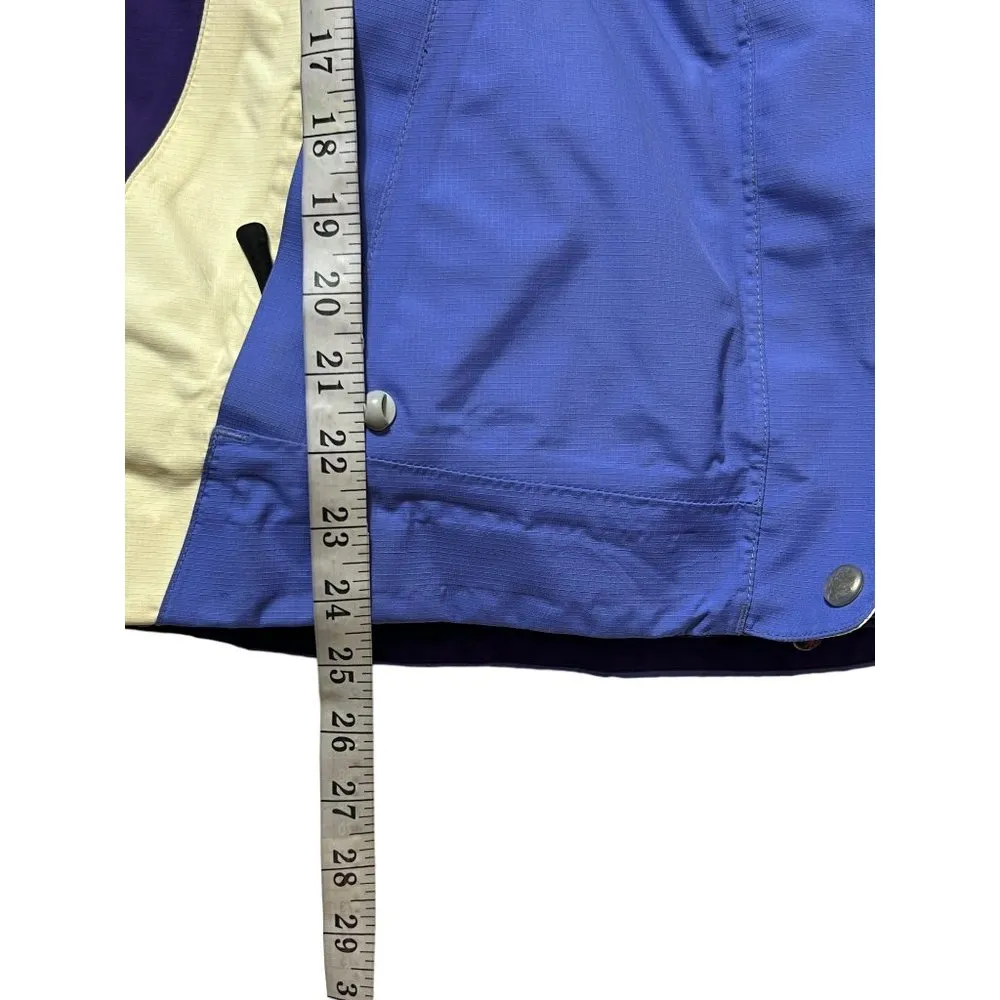 LL Bean Women's Purple & White Winter Jacket - Image 7