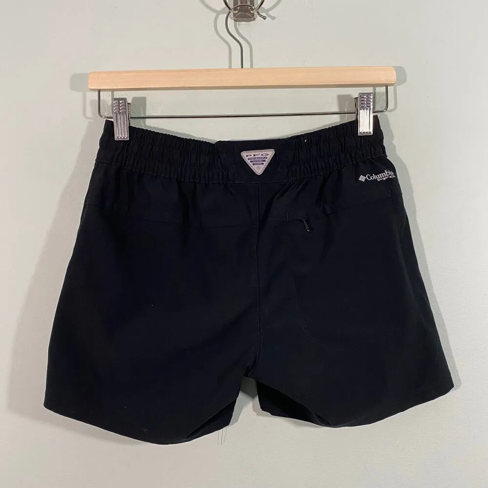 Columbia PFG Women Black Outdoor 5" Shorts Size XXS - Image 6