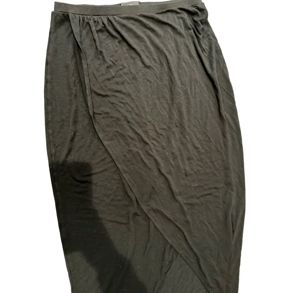 Mossimo Black Small Maxi Skirt Tulip Style Stretch - Image 3